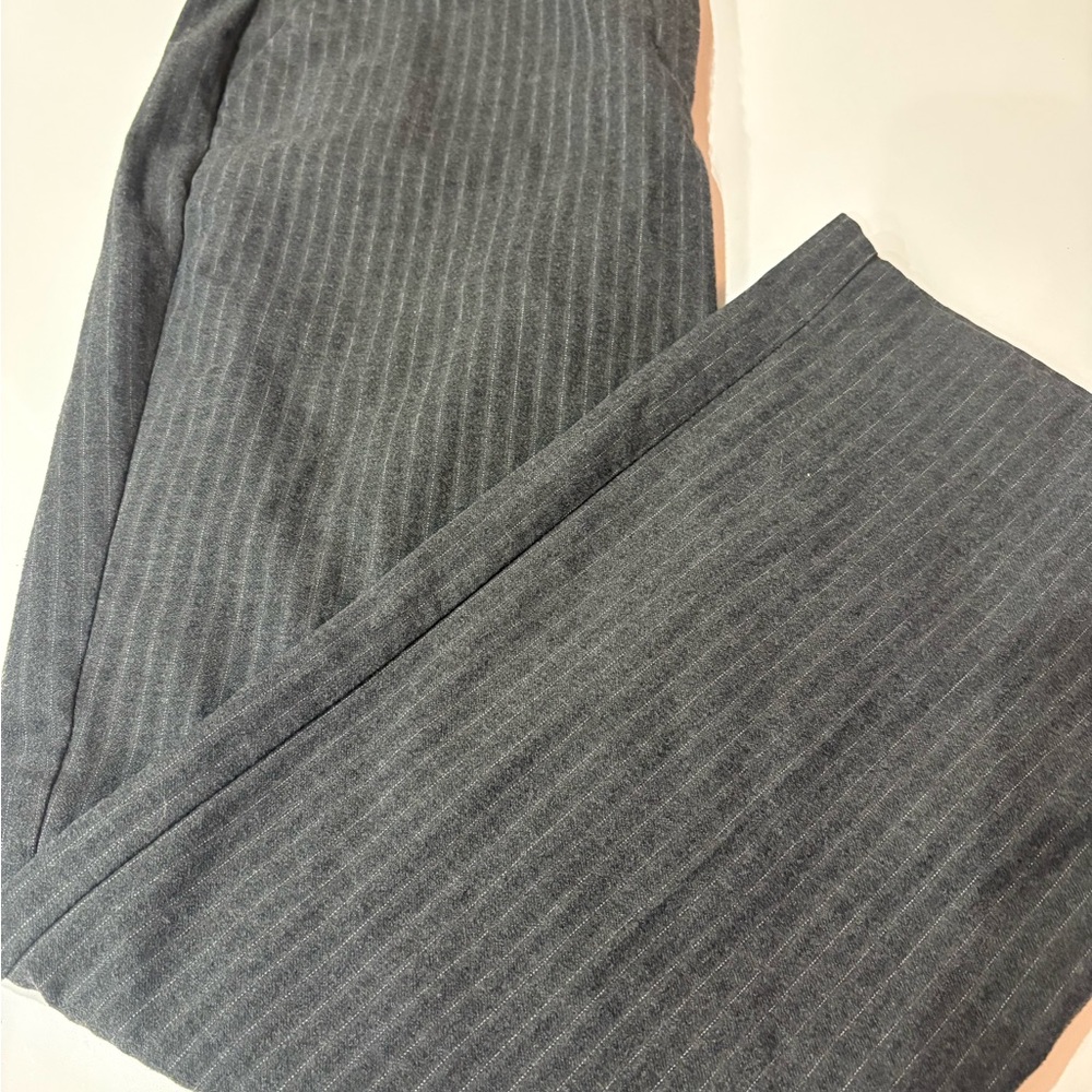 Express Charcoal Pinstripe High Rise Women’s Trousers Size 12S